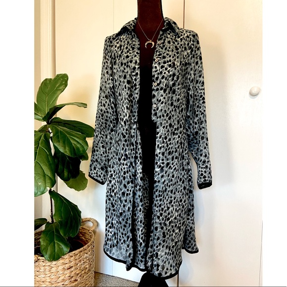 Sarong Style Button Down Cover Up | Collar Cover - Picture 1 of 12